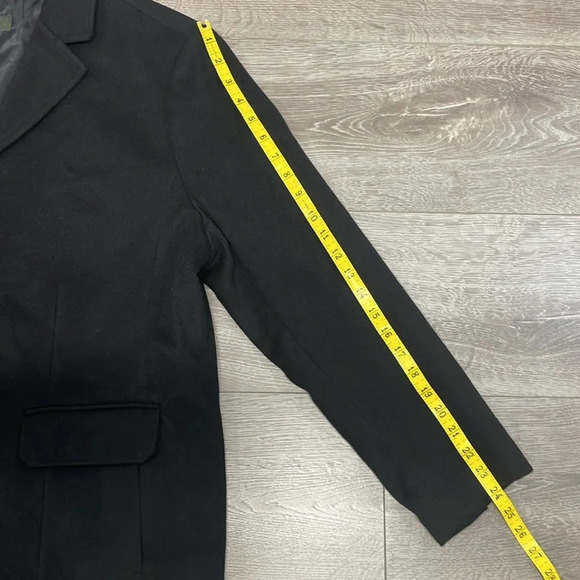Eddie Bauer Black Wool Blazer Lined Single Breast Notch Collar Size 20 - Picture 8 of 15